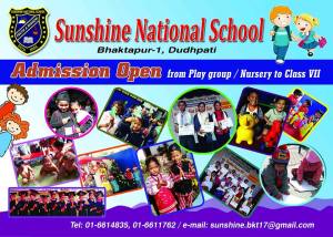 Admission Open - Sunshine National School 